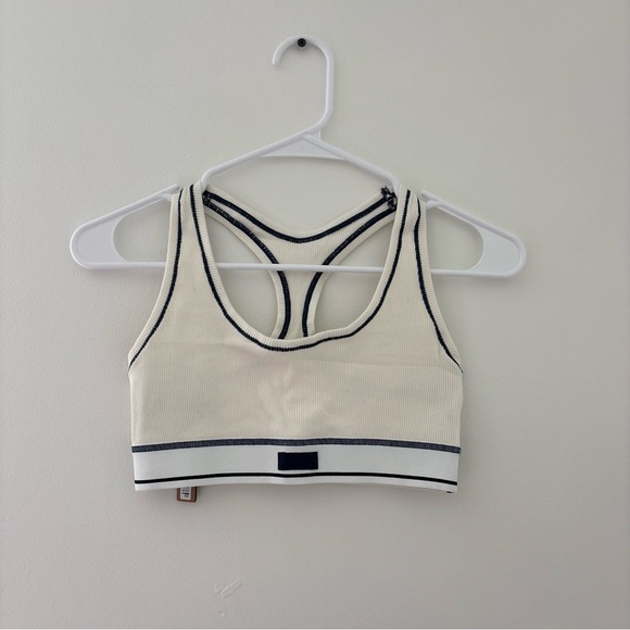 SKIMS Other - SKIMS Cotton Rib Racerback Bralette Marble